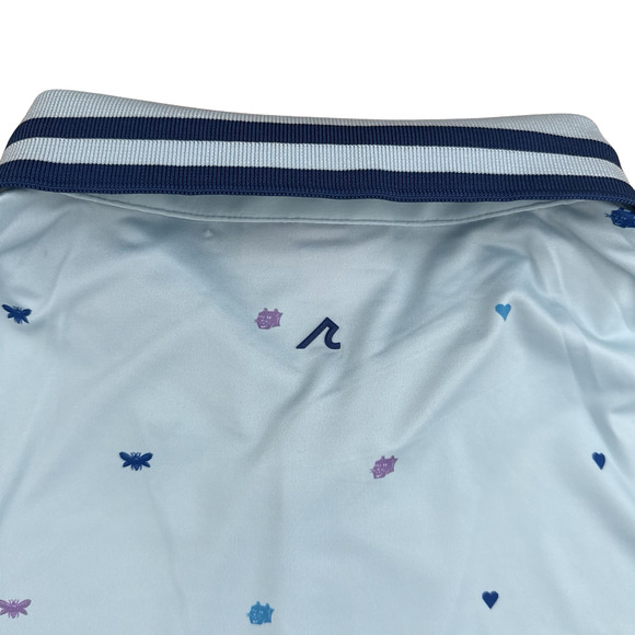 Redvanly Langham Performance Golf Polo Shirt Men’s M Breeze Blue R2415 NWT - Picture 6 of 12